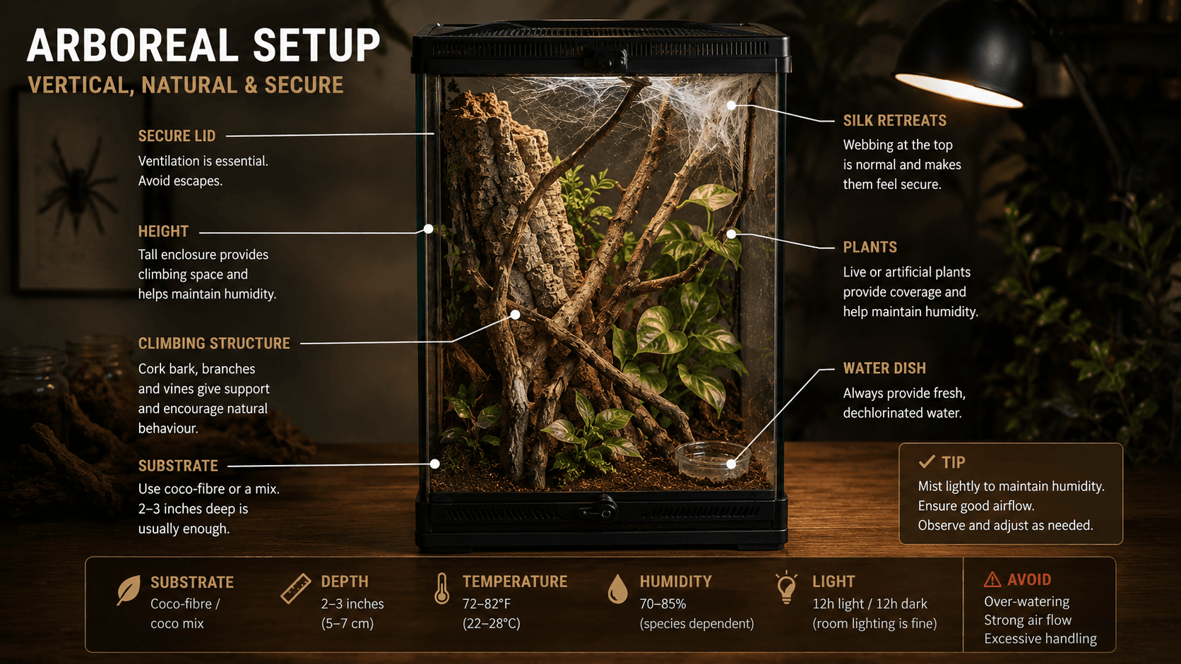Setting up an arboreal